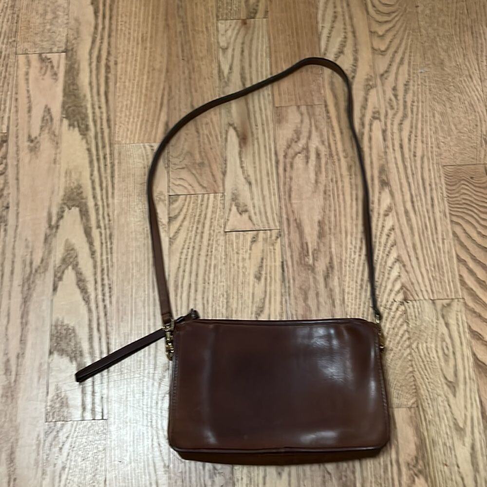 COACH VINTAGE LEATHER BONNIE CASHIN CROSSBODY BROWN BAG - Picture 2 of 10